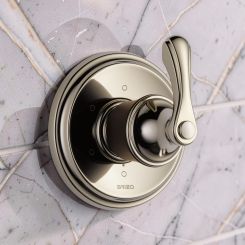 Click here to see BRIZO T60985-PNCO Brizo Charlotte 6-Function Diverter Trim, Cocoa Bronze/Polished Nickel - T60985-PNCO