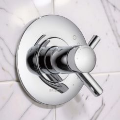 Click here to see Brizo T60075-PC Brizo Odin TempAssure Thermostatic Two-Handle Valve Trim, Polished Chrome - T60075-PC