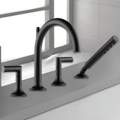 Click here to see Brizo T67475-BL Brizo T67475-BL Odin Roman Tub Trim with Handshower