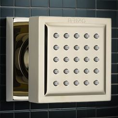 Click here to see BRIZO 84121-PN Brizo Essential Series Square Body Spray, Touch-Clean, 1.75 GPM, Brilliance Polished Nickel - 84121-PN