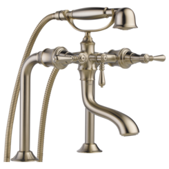 Click here to see Brizo T70336-BN Brizo Tresa Two-Handle Multi-Mount Tub Faucet Trim with 1.75 GPM Hand Shower, Bi-Directional Diverter, Lever Handles, Brilliance Brushed Nickel - T70336-BN