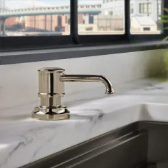Click here to see  RP75675PN Brizo Artesso Soap/Lotion Dispenser, 13-ounce, Brilliance Polished Nickel - RP75675PN