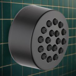 Click here to see  SH84103-BL Brizo Essential Shower Series HydraChoice Spray Head with Full Spray, Matte Black - SH84103-BL