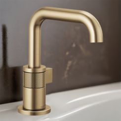 Click here to see  65035LF-GL Brizo Litze One-Handle Bathroom Faucet with Ceramic Cartridge, Single-Hole, 1.5 GPM, Less Drain, Brilliance Luxe Gold - 65035LF-GL