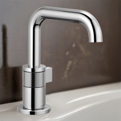 Click here to see  65035LF-PC-ECO Brizo Litze One-Handle Bathroom Faucet with Ceramic Cartridge, Single-Hole, 1.2 GPM, Less Drain, Polished Chrome - 65035LF-PC-ECO