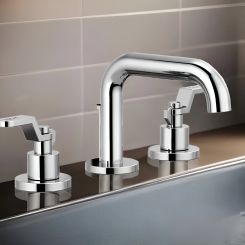 Click here to see Brizo 65337LF-PCLHP Brizo Litze Widespread Bathroom Faucet, 1.5 GPM, Less Handle, Polished Chrome - 65337LF-PCLHP