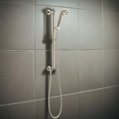Click here to see  85735-PN Brizo Litze Slide Bar Hand Shower with 3 Functions, H2OKinetic, WaterSense, 1.75 GPM, Brilliance Polished Nickel - 85735-PN
