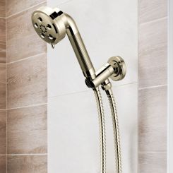 Click here to see  88835-PN Brizo Litze Wall-Mount Hand Shower With Three Functions, H2OKinetic, WaterSense, 1.75 GPM, Brilliance Polished Nickel - 88835-PN