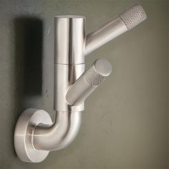 Click here to see  693537-NK Brizo Litze Rotating Knurling Double Robe Hook, Brilliance Luxe Nickel - 693537-NK