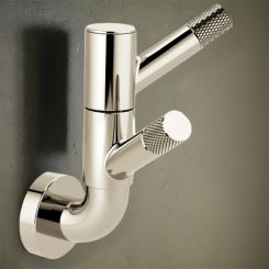 Click here to see  693537-PN Brizo Litze Rotating Knurling Double Robe Hook, Brilliance Polished Nickel - 693537-PN