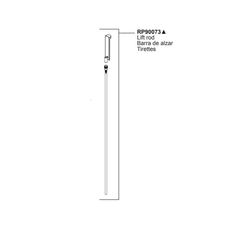 Click here to see Brizo RP90073GL Brizo Widespread Faucet Lift Rod, Luxe Gold - RP90073GL