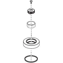 Click here to see Brizo RP90074GL Brizo Litze Luxe Gold Handle Base Kit - RP90074GL