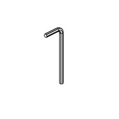 Click here to see Brizo RP90077PC Brizo Lift Rod, Finial, Set Screw, Button, Wrench For Roman Tub, Polished Chrome - RP90077PC