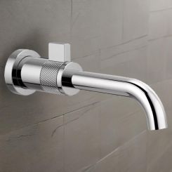 Click here to see  T65735LF-PC-ECO Brizo Litze Single-Handle Wall-Mount Bathroom Faucet, 1.2 GPM, WaterSense, Polished Chrome - T65735LF-PC-ECO