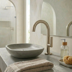 Click here to see Brizo 65675LF-BN-ECO Brizo Odin Single-Handle Electronic Bathroom Faucet With TempIQ Technology, Less Drain, 1.2 GPM, Brilliance Brushed Nickel - 65675LF-BN-ECO