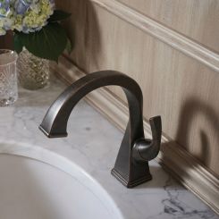 Click here to see  65030LF-RB-ECO Brizo Virage One-Handle Deck-Mount Bathroom Faucet, Laminar Flow, Less Drain, Single-Hole, 1.2 GPM, Venetian Bronze - 65030LF-RB-ECO