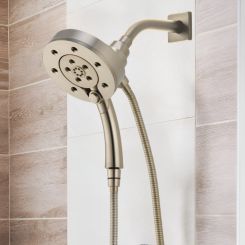 Click here to see  86275-BN-2.5 Brizo Hydrati 2-in-1 Multi-Function Shower, MagneDock, H2Okinetic, 2.5 GPM, Brilliance Brushed Nickel - 86275-BN-2.5