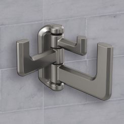 Click here to see  693597-SL Brizo Levoir Triple-Hinged Robe Hook, Brilliance Luxe Steel - 693597-SL