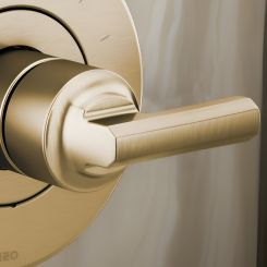 Click here to see  HL60P98-GL Brizo Levoir Pressure Balance Valve Trim Single Lever Handle Kit, Brilliance Luxe Gold - HL60P98-GL