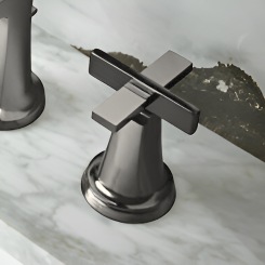 Click here to see  HX5397-SL Brizo Levoir Low Cross Handle Kit for Widespread Lavatory Faucet, Brilliance Luxe Steel - HX5397-SL