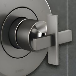 Click here to see  HX6698-SL Brizo Levoir Sensori Thermostatic Valve Trim Cross Handle Kit, Brilliance Luxe Steel - HX6698-SL