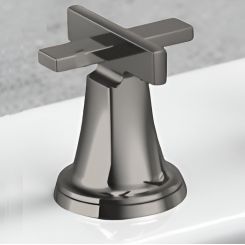Click here to see Brizo HX698-SL Brizo Levoir Cross Handle Kit for Roman Tub Faucet, Brilliance Luxe Steel - HX698-SL