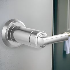 Click here to see DELTA FAUCETS COMPANY T66697-PC Brizo Levoir Sensori Single-Handle Volume Control Trim, Lever Handle, Polished Chrome - T66697-PC