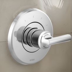 Click here to see DELTA FAUCETS COMPANY T66T098-PCLHP Brizo Levoir Sensori Single-Handle Thermostatic Valve Trim, Less Handle, Polished Chrome - T66T098-PCLHP