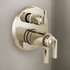 Click here to see  T75598-PN Brizo Levoir TempAssure Thermostatic Valve Trim w/ 3-Function Diverter, Brilliance Polished Nickel - T75598-PN