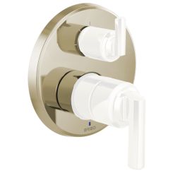 Click here to see DELTA FAUCETS COMPANY RP100432PN Brizo Levoir 3 Function Escutcheon Assembly and Valve Seal, Brilliance Polished Nickel - RP100432PN