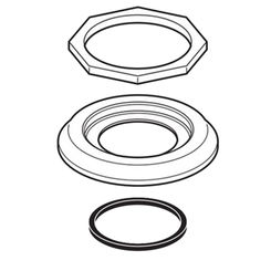 Click here to see Brizo RP81082GL Brizo RP81082GL Rook Base, Accent Ring & Gasket Base - Luxe Gold
