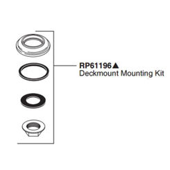 Click here to see Brizo RP61196GL Brizo RP61196GL Traditional Deck-Mount Mounting Kit - Luxe Gold