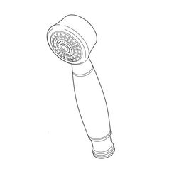 Click here to see DELTA FAUCETS COMPANY RP42358GL Brizo Single-Function Hand Shower with Dual-Check Valve, 1.75 GPM, Brilliance Luxe Gold - RP42358GL