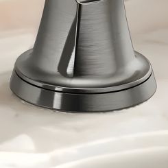 Click here to see Brizo RP100226SL Brizo Levoir Escutcheon for HL5397-SL and HX5398-SL Handles, Brilliance Luxe Steel - RP100226SL