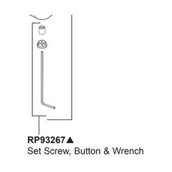 Click here to see Brizo RP93267GL Brizo RP93267GL Set Screw, Button, and Wrench in Luxe Gold