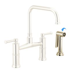 Click here to see  RP100063PN Brizo Artesso Side Spray and Hose Assembly, Brilliance Polished Nickel - RP100063PN