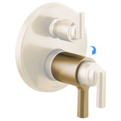 Click here to see Brizo RP100425GL Brizo Levoir Volume Control Handle Assembly, Brilliance Luxe Gold - RP100425GL