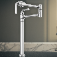 Click here to see Brizo 62774LF-PC Brizo Rook Deck Mount Pot Filler, Polished Chrome - 62774LF-PC