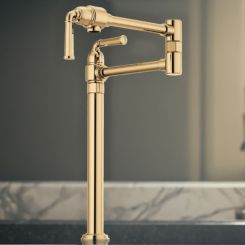 Click here to see Brizo 62774LF-PG Brizo Rook Deck Mount Pot Filler, Brilliance Polished Gold - 62774LF-PG