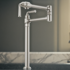 Click here to see Brizo 62774LF-SS Brizo Rook Deck Mount Pot Filler, Brilliance Stainless - 62774LF-SS