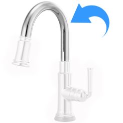 Click here to see Brizo RP100569PC Brizo Rook Prep Spout Assembly For SmartTouch Pull-Down Prep Kitchen Faucet, Polished Chrome - RP100569PC