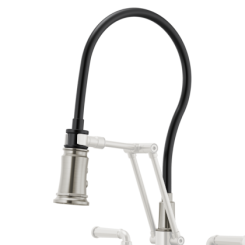 Click here to see Brizo RP100571SS Brizo Rook Articulating Bridge Faucet Hose and Sprayer Assembly, Brilliance Stainless - RP100571SS