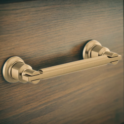 Click here to see  699176-GL Brizo Invari 4” Metal Drawer Pull, Brilliance Luxe Gold - 699176-GL