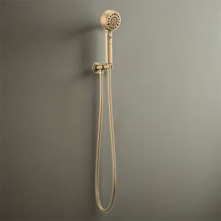 Click here to see  88876-GL Brizo Invari Multi-Function Wall-Mount Hand Shower with H2OKinetic, WaterSense, 1.75 GPM, Brilliance Luxe Gold - 88876-GL