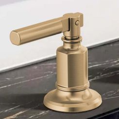 Click here to see  HL5376-GL Brizo Invari Lever Handle Kit for Widespread Lavatory Faucet, Deck Mount, ADA, Brilliance Luxe Gold - HL5376-GL