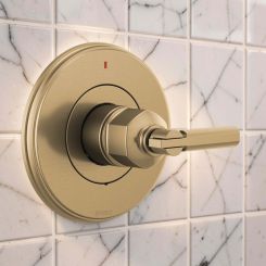 Click here to see  T60P076-GLLHP Brizo Invari Pressure Balance Single-Handle Valve Trim, Less Handle, Brilliance Luxe Gold - T60P076-GLLHP
