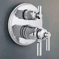 Click here to see  T75676-PC Brizo Invari TempAssure Thermostatic Valve Trim with 6-Function Diverter Trim, MultiChoice, ADA, Polished Chrome - T75676-PC