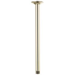 Click here to see  RP100470PN Brizo Essential 14” Ceiling Mount Shower Arm and Flange, Brilliance Polished Nickel - RP100470PN