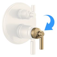 Click here to see Brizo RP101147GL Brizo Invari Temperature Control Lever Handle Assembly, Brilliance Luxe Gold - RP101147GL