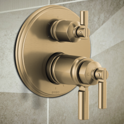 Click here to see Brizo RP101156GL Brizo Invari 6 Function Escutcheon Assembly and Valve Seal, Brilliance Luxe Gold - RP101156GL